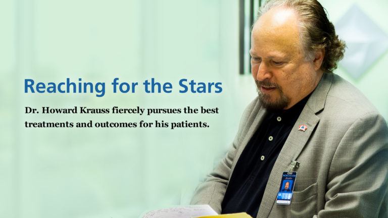 Reaching for the stars with Dr. Howard R. Krauss.