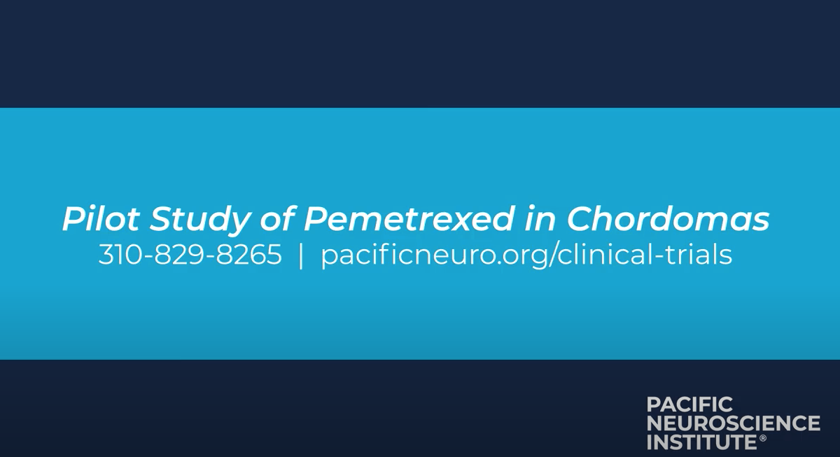 Video Cover for Pilot Study of Pemetrexed in Chordomas