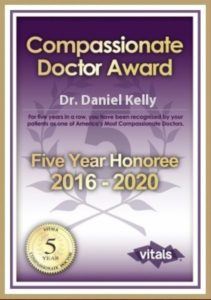 Vitals 5 Year Honoree - Compassionate Doctor Award