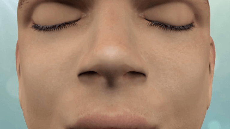 illustration of a person's face