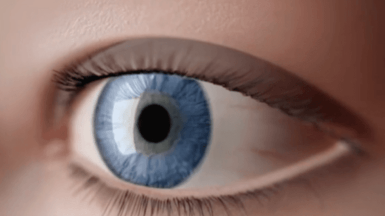 Illustration of a blue eye