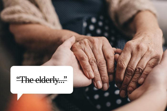 The elderly...