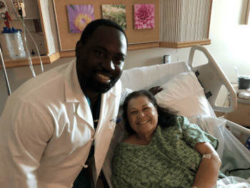 Dr Onugha and Schwannoma Patient