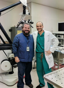 Dr. Sfeir with PNI medical illustrator Josh Emerson