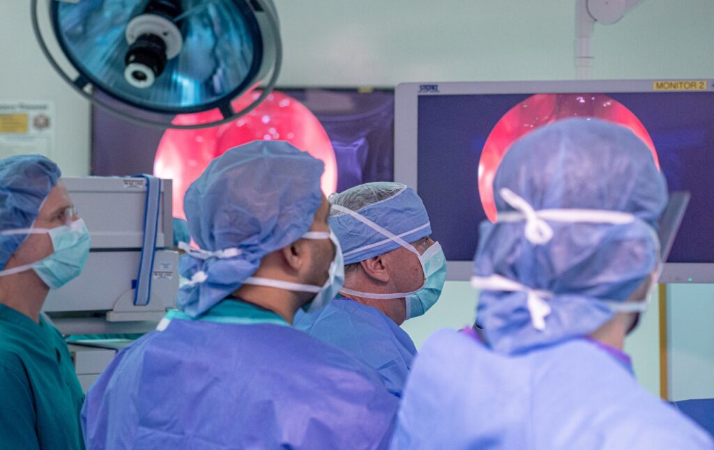 Chester Griffiths MD and Surgery team at Pacific Neuroscience Institute