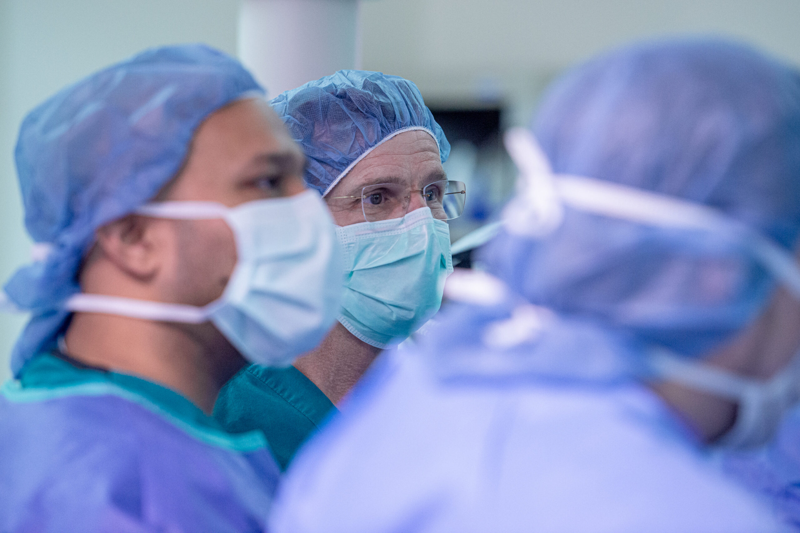 PNI doctors wearing masks