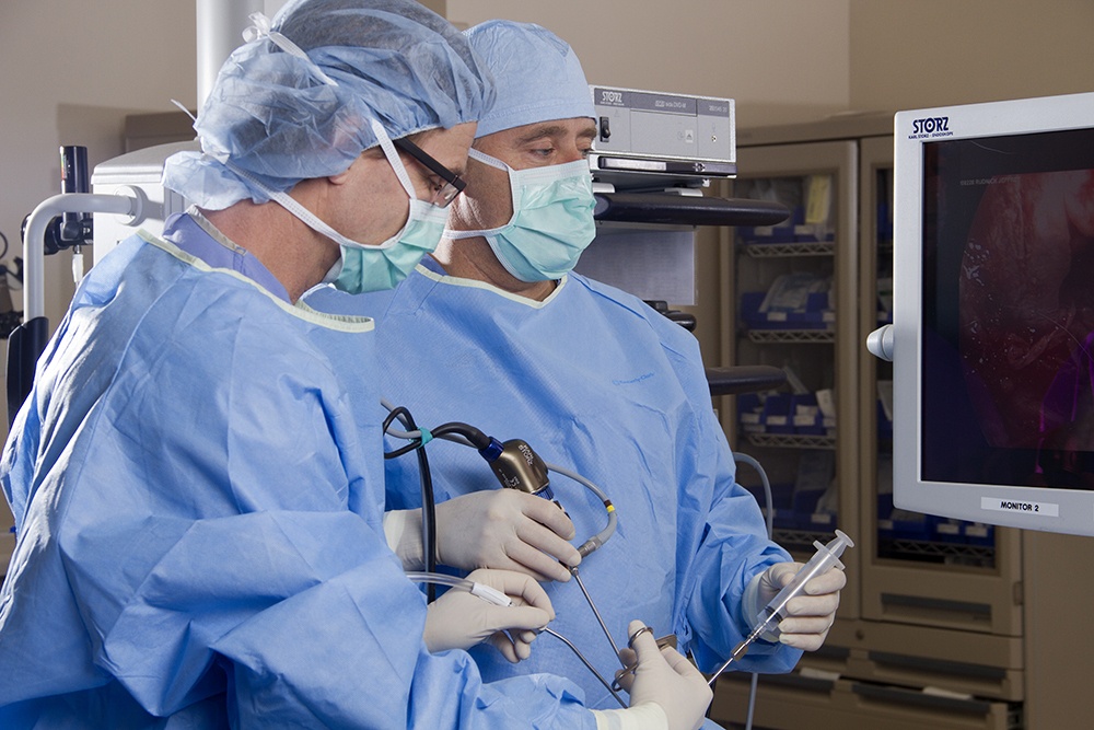 Dr. Daniel F. Kelly, MD and Dr. Chester Griffiths, MD