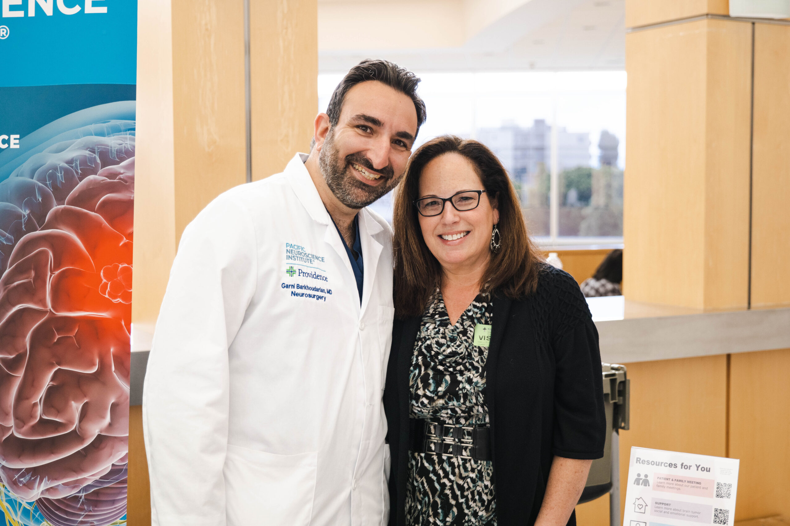 Brain tumor community event at Pacific Neuroscience Institute.