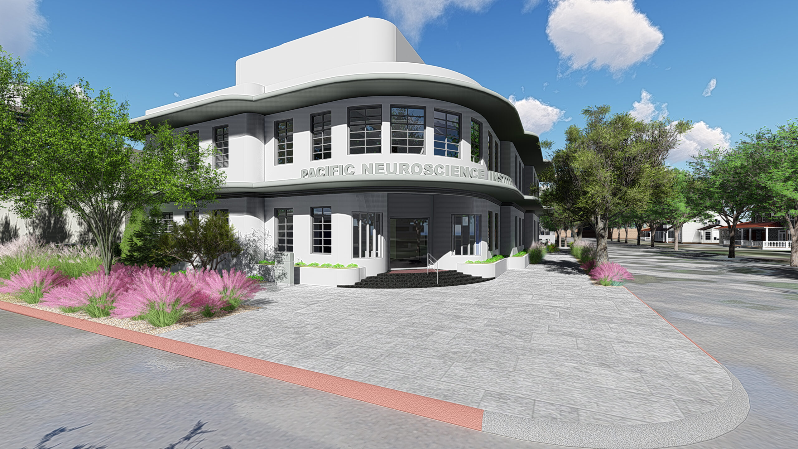 PNI building Exterior View Rendering