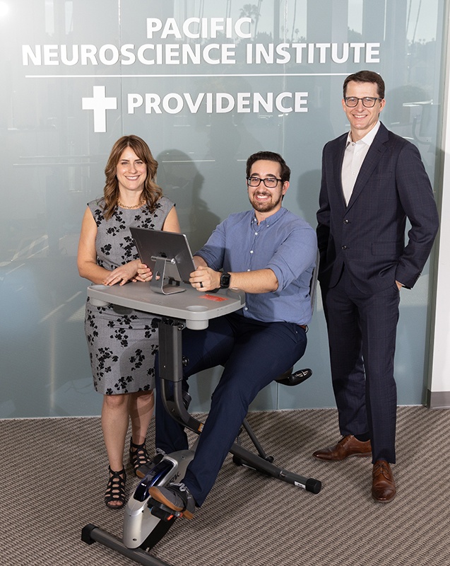Dr. Jennifer Bramen, Ryan Glatt (FitBrain Director), and Dr. David Merrill