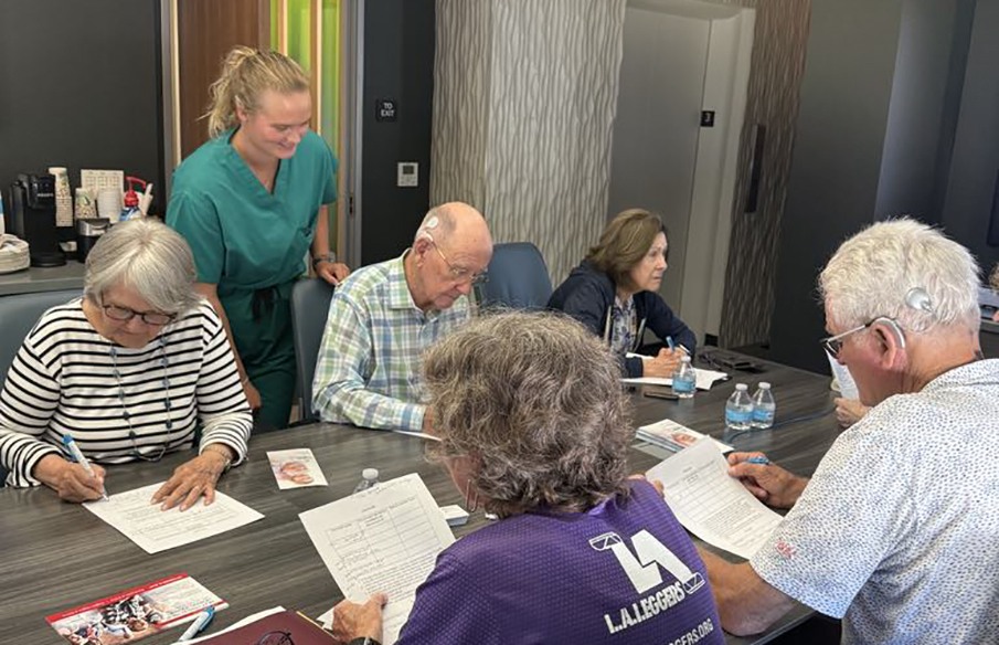 Lipreading Class with Mathilde Tranberg at Pacific Neuroscience Institute