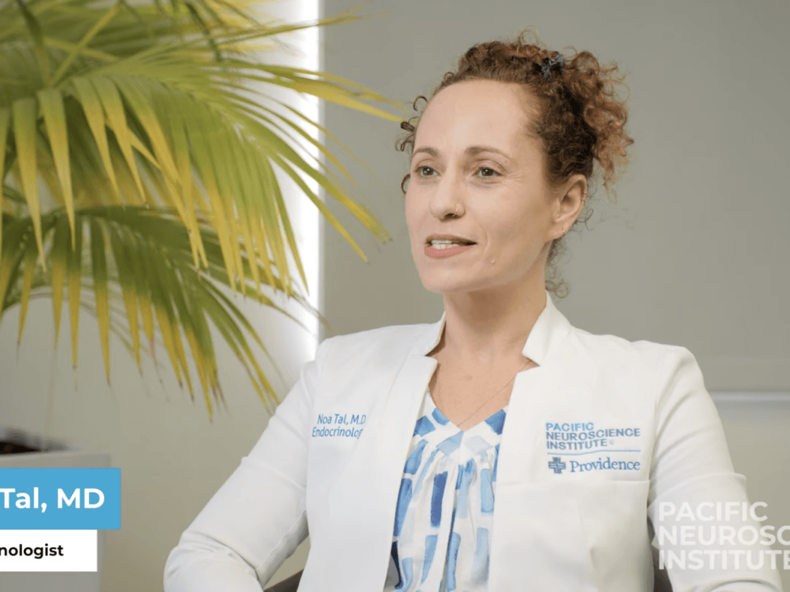 Dr Noa Tal discussing hormone imbalance investigation
