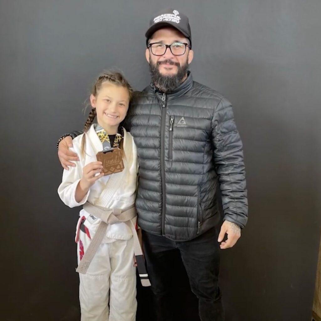Ian McCall and daughter