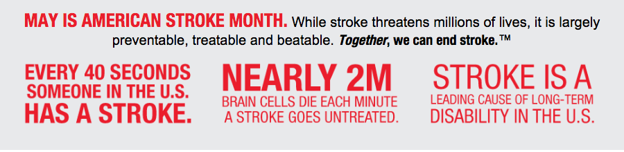 Statistics from the American Stroke Association
