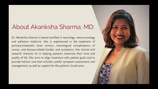 Cancer Support Community Dr. Akanksha Sharma
