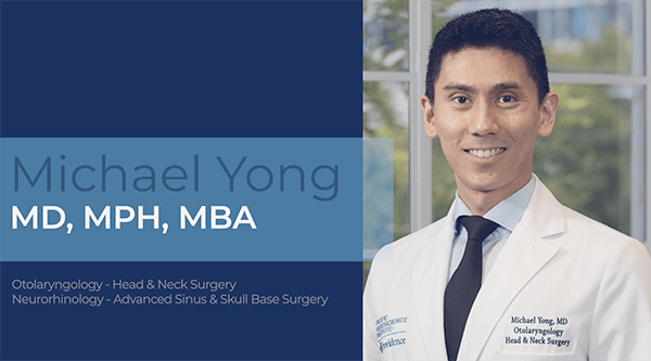 Dr Michael Yong at Pacific Neuroscience Institute