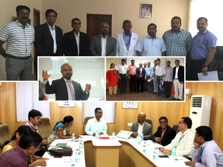 NIMS with Dr. K. Manohar and IICT with director and investigators in Hyderabad, India.