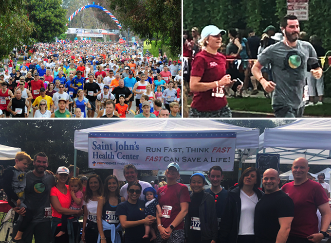 Pacific Neuroscience Institute Stroke Team Palisades Run 2018
