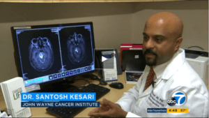 Nicole begins treatment with Dr. Santosh Kesari.