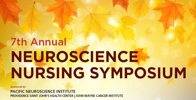 2016 Neuroscience Nursing Symposium banner