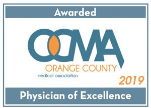 Orange Coast Medical Association Physician of Excellence 2019