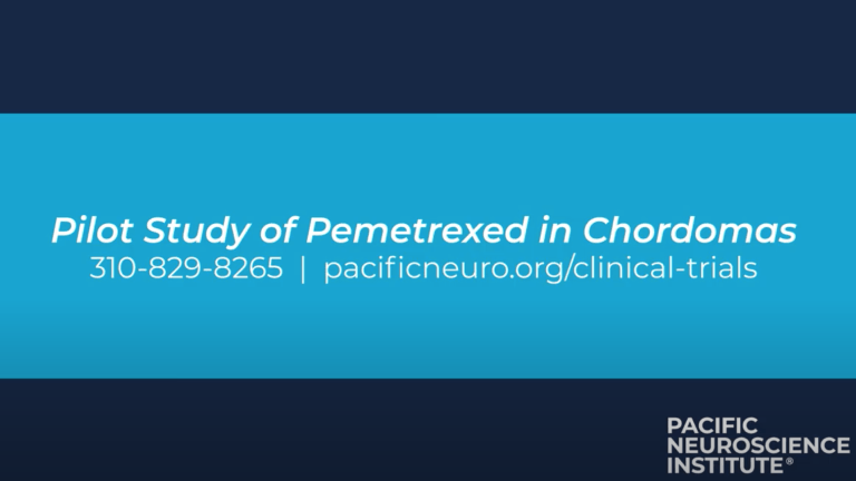 Video Cover for Pilot Study of Pemetrexed in Chordomas