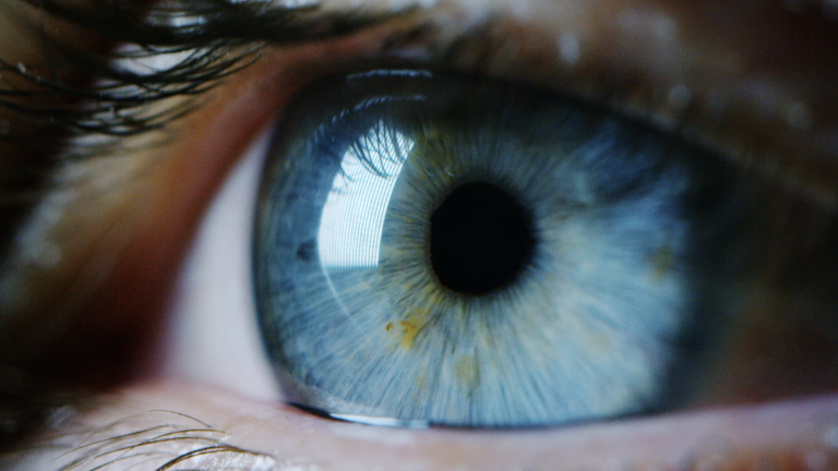 Eye close up