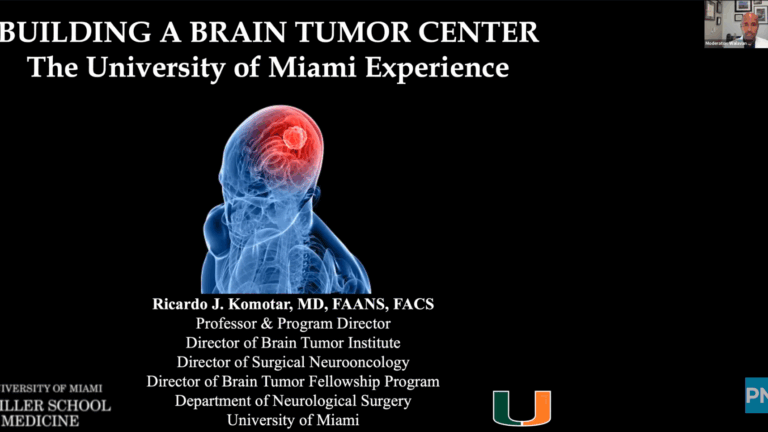 Building a Brain Tumor Center, Neuroscience Grand Rounds, July 2025
