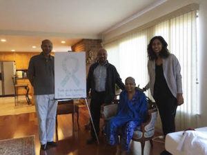 Shobha’s family with Dr. Santosh Kesari