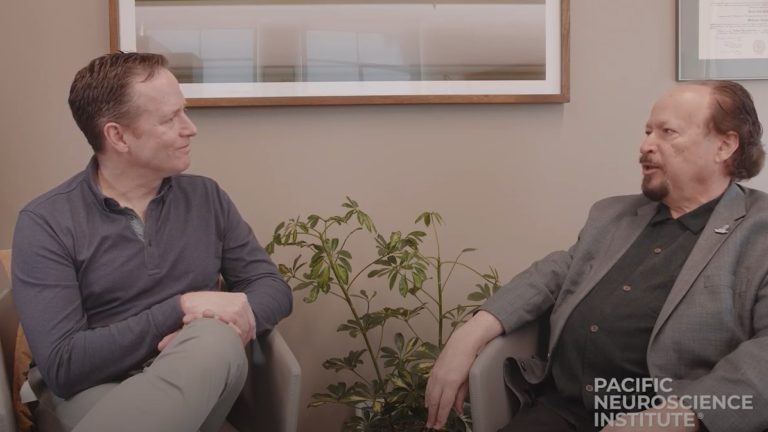 Anthony Effinger and Dr. Howard Krauss talking