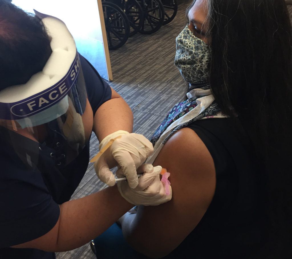 COVID-19 vaccine at Providence Saint John's Health Center