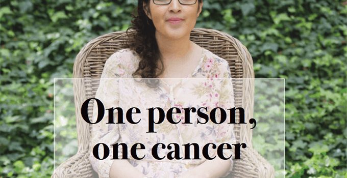 One person, one cancer