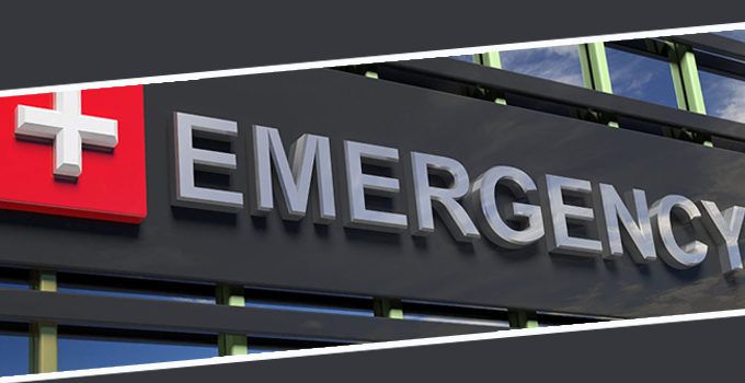 emergency room sign